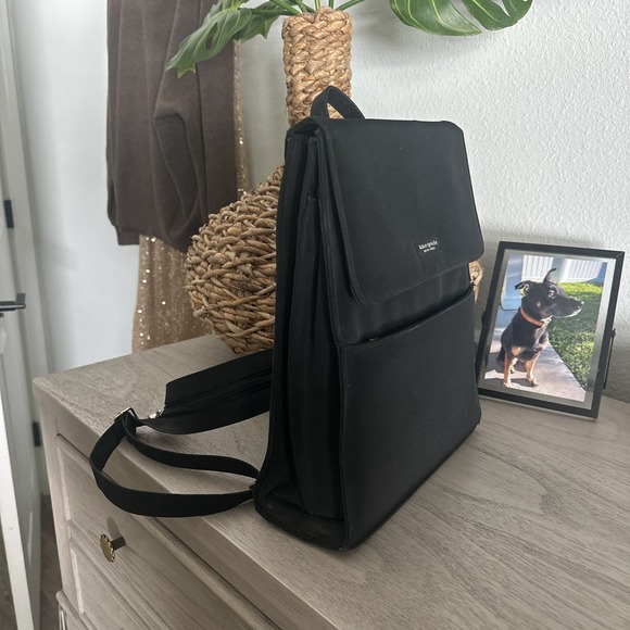 Vintage Kate Spade Black Nylon Backpack - Picture 6 of 9